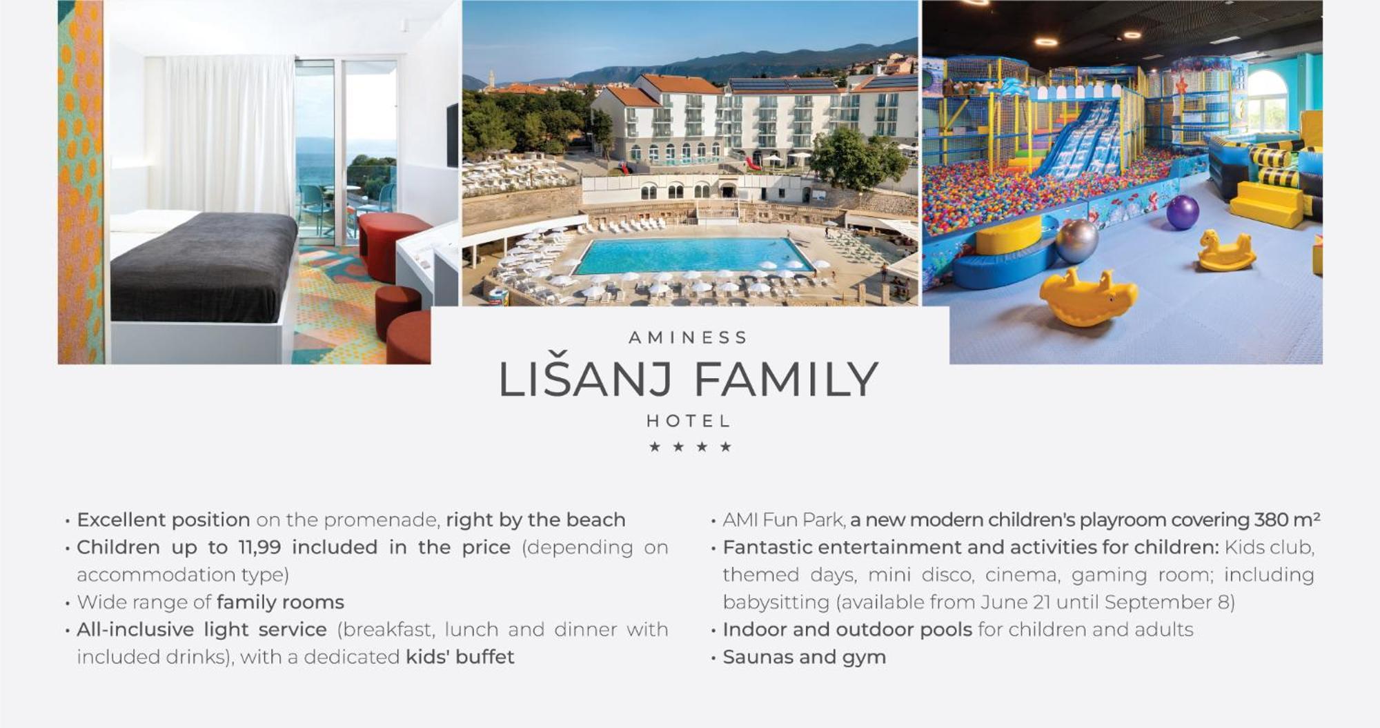 Hotel Aminess Vival Casa Lisanj Novi Vinodolski Zewnętrze zdjęcie