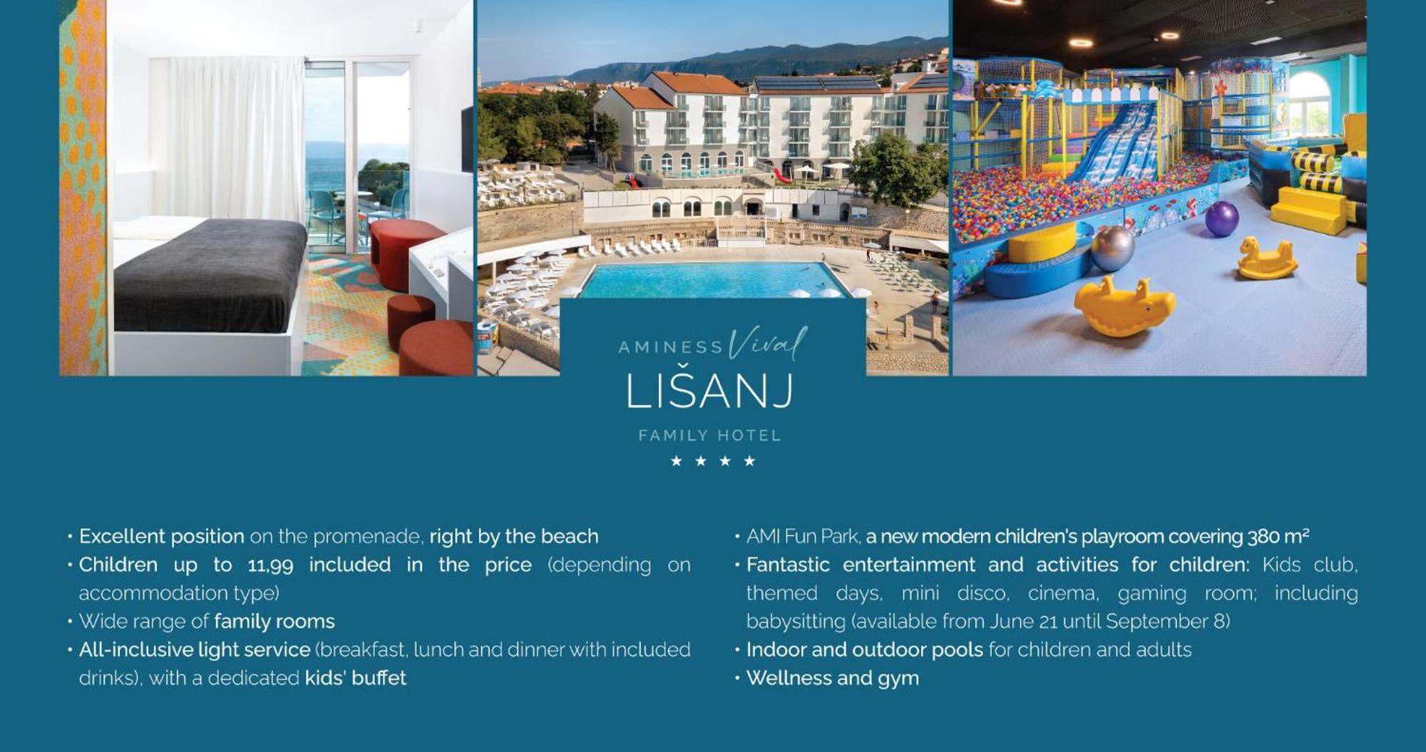 Hotel Aminess Vival Casa Lisanj Novi Vinodolski Zewnętrze zdjęcie